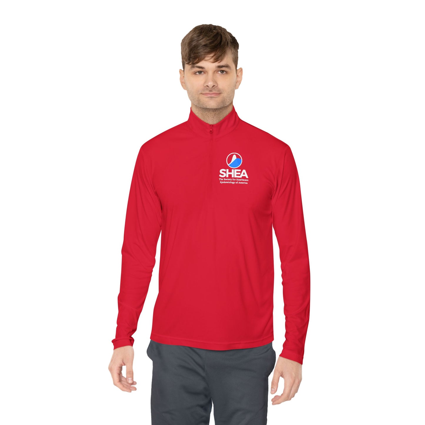 Unisex Quarter-Zip Pullover with SHEA Logo