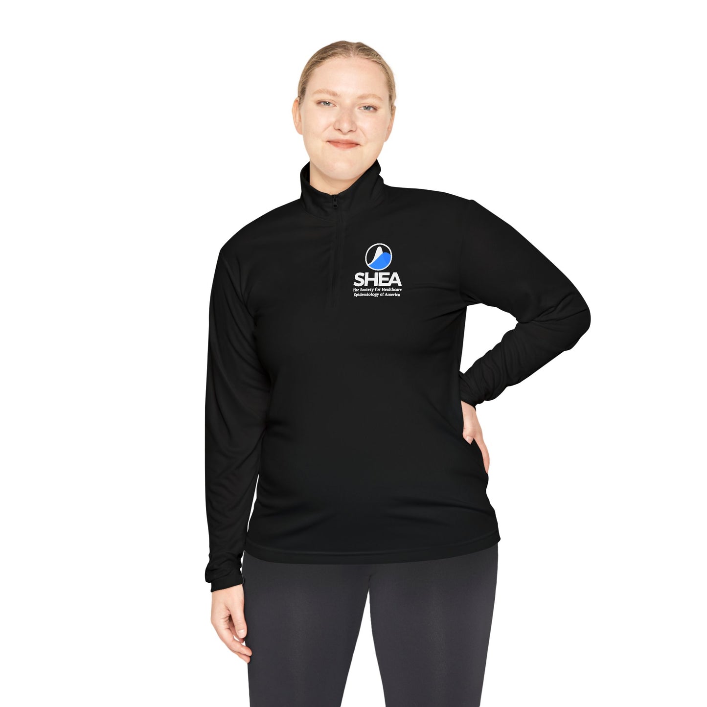 Unisex Quarter-Zip Pullover with SHEA Logo