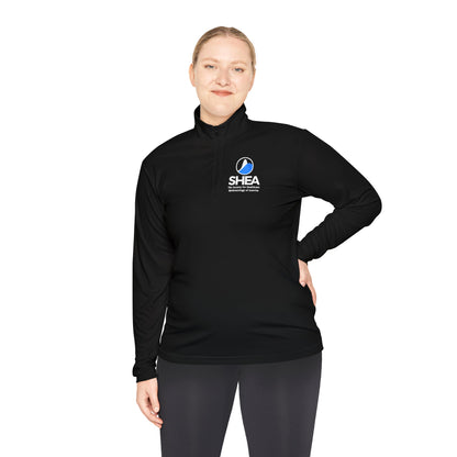 Unisex Quarter-Zip Pullover with SHEA Logo