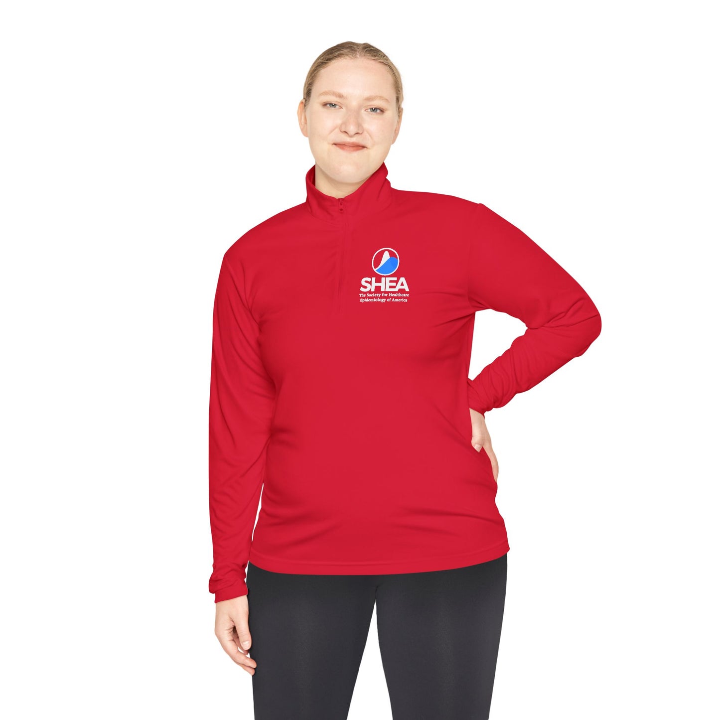 Unisex Quarter-Zip Pullover with SHEA Logo