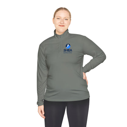Unisex Quarter-Zip Pullover with SHEA Logo