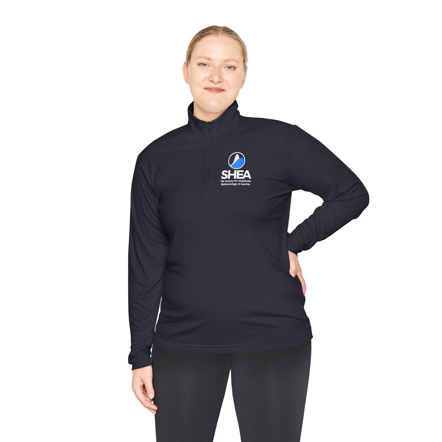 Unisex Quarter-Zip Pullover with SHEA Logo