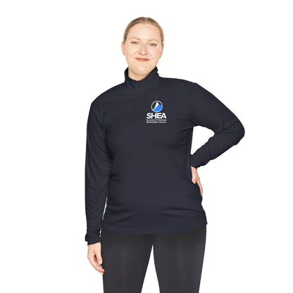 Unisex Quarter-Zip Pullover with SHEA Logo