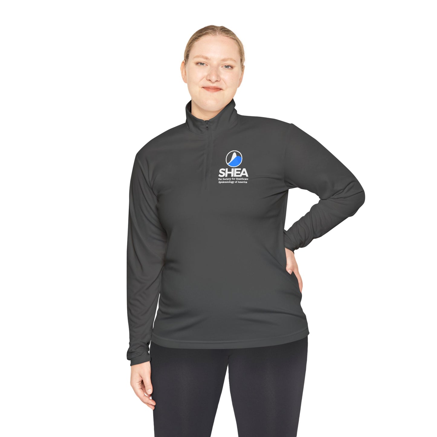 Unisex Quarter-Zip Pullover with SHEA Logo