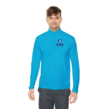 Unisex Quarter-Zip Pullover with SHEA Logo