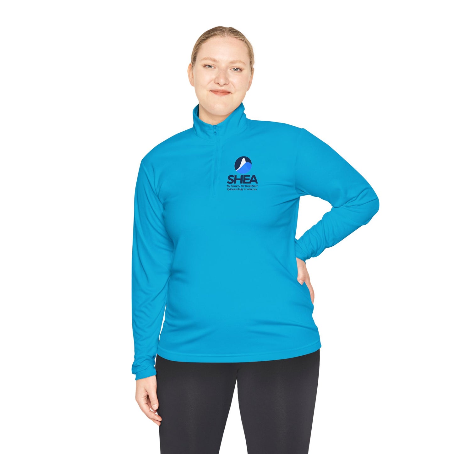 Unisex Quarter-Zip Pullover with SHEA Logo