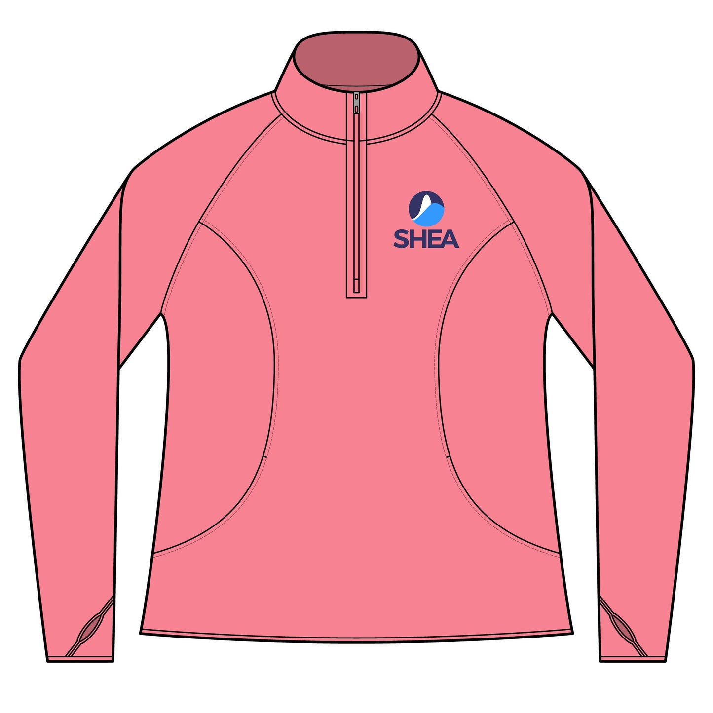 Ladies Sport-Wick® Stretch Quarter-Zip Pullover (Embroidery)