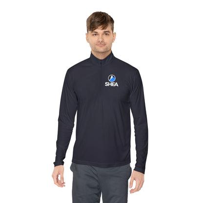 Unisex Quarter-Zip Pullover with SHEA Logo